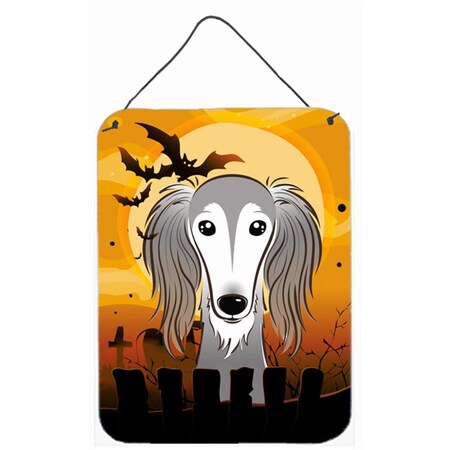 Carolines Treasures Halloween Saluki Wall and Door Hanging Prints BB1787DS1216